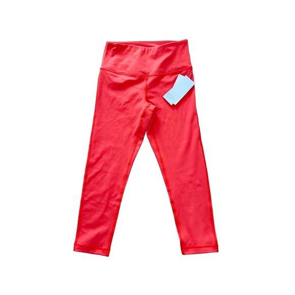 Zella Studio Lite Crop Leggings Red Firelight Size XS NWT - Picture 6 of 7